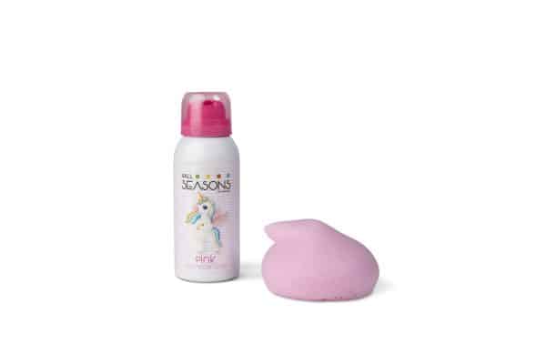 shower foam pink unicorn